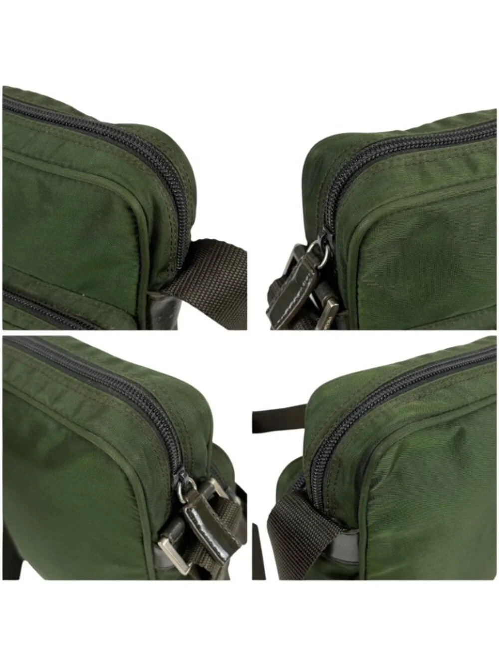 Prada Tessuto Nylon Triangle Logo Cross Crossbody